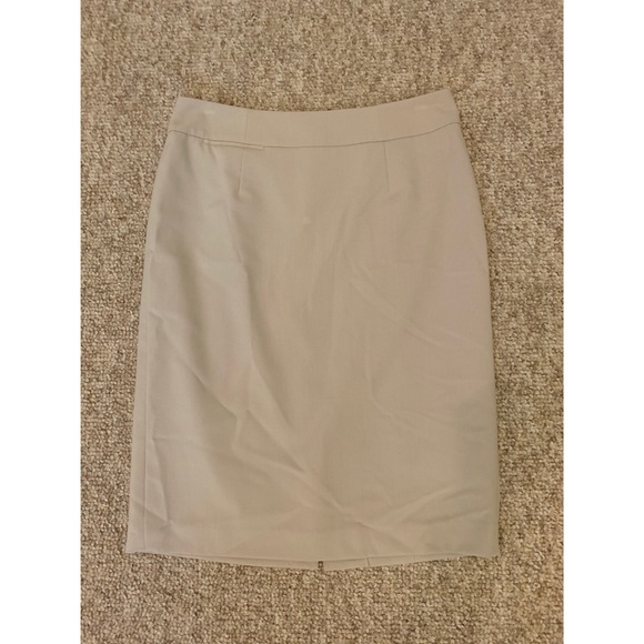 Calvin Klein tan pencil skirt - Picture 1 of 3